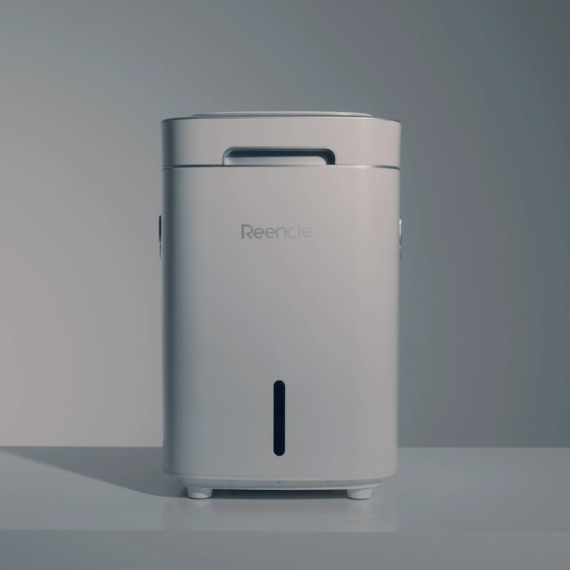 Domači kompostnik White Reencle Prime – pogled od spredaj