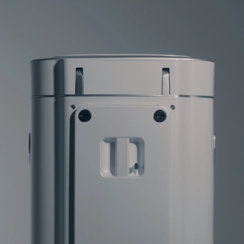 Reencle Prime bela – pogled od zadaj, filter z aktivnim ogljem